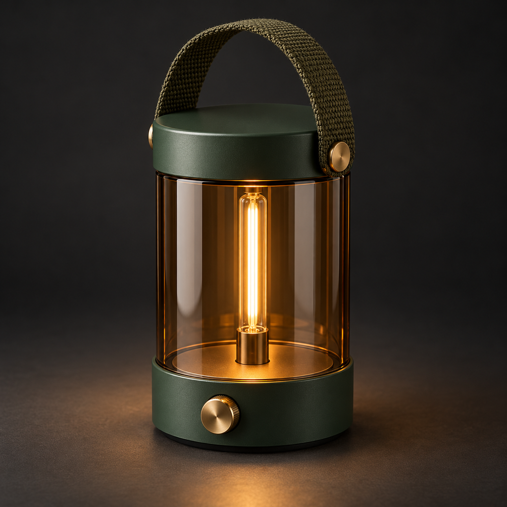 Vintage Camping Lantern – Portable Warm Glow Tent & Outdoor Light