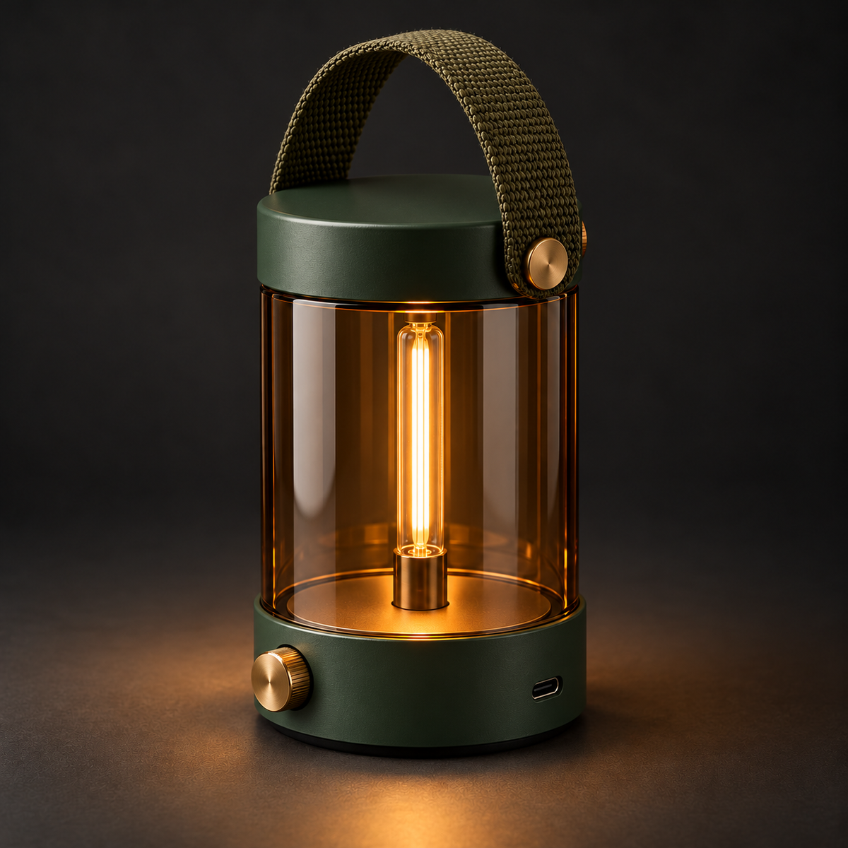 Vintage Camping Lantern – Portable Warm Glow Tent & Outdoor Light